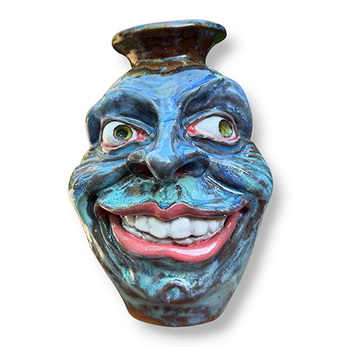 Savannah Reddish 6.75" "I'm Having a Great Time" Face Jug DP6290